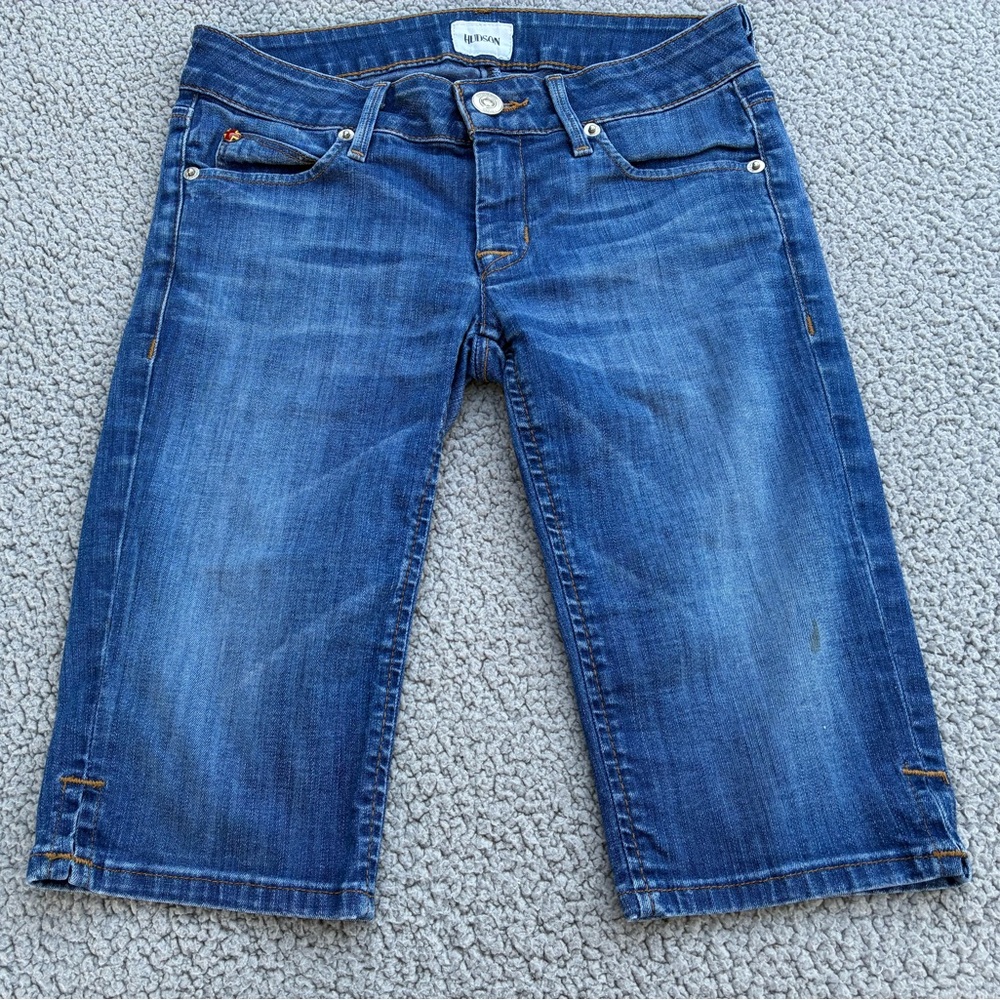 Hudson jeans capri/cropped pants sz 24 jeans pockets